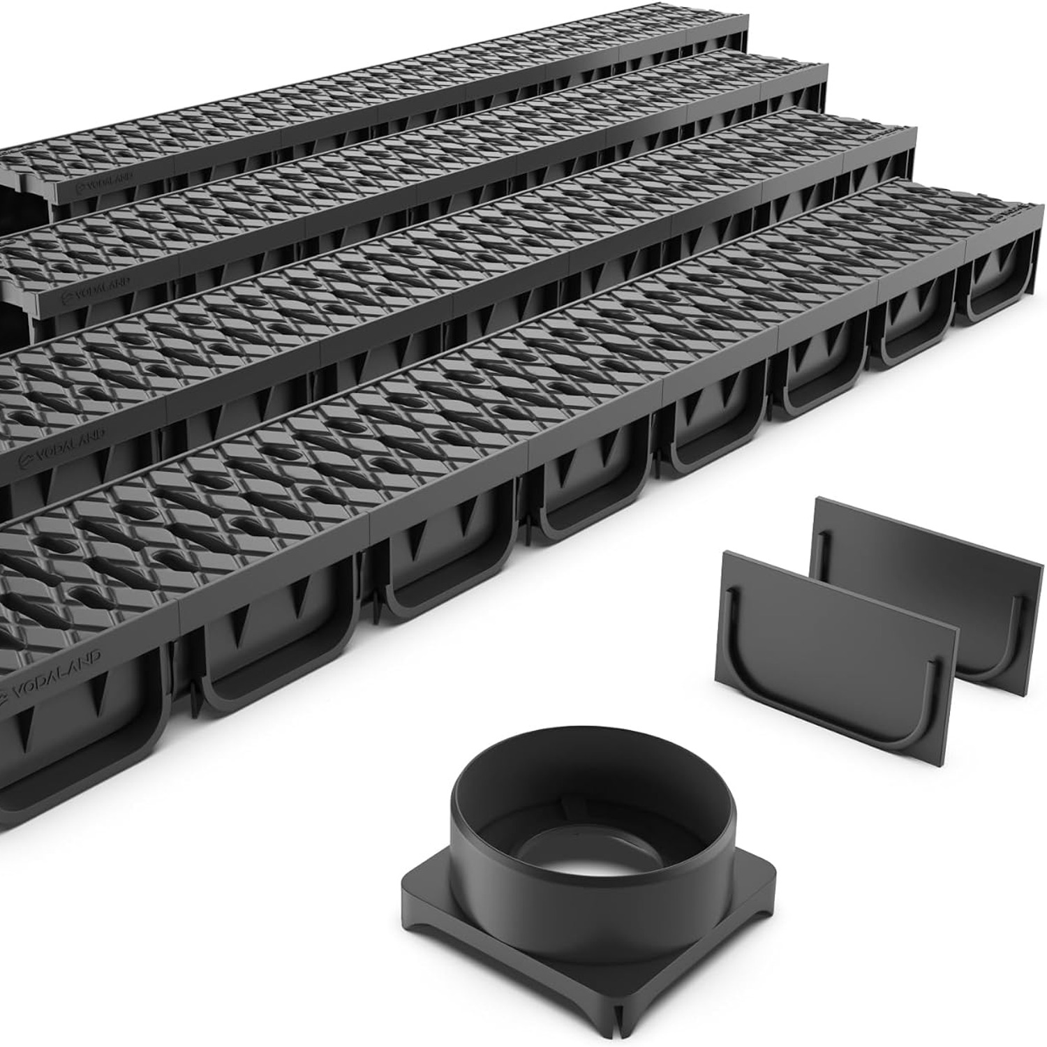 Vodaland EASY 2 Channel Drain Kit: image 6